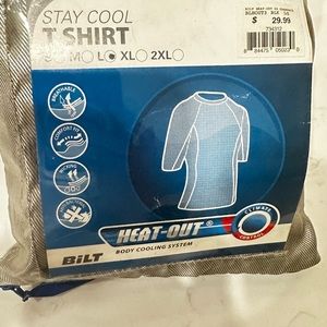 BILT HEAT-OUT STAT COOL T SHIRT SIZE LARGE